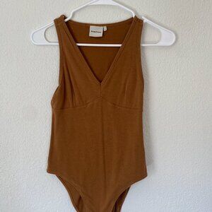 Richer Poorer Women's Soft Stretch Modal V-Neck Bodysuit - Size S